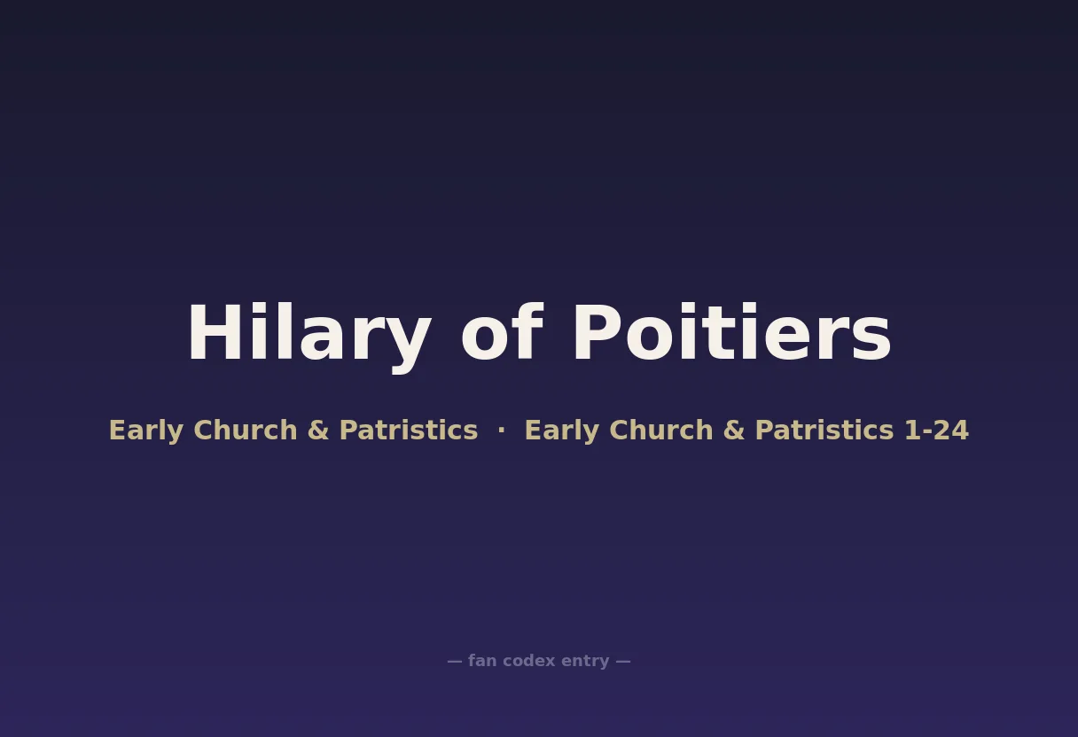 Hilary of Poitiers
