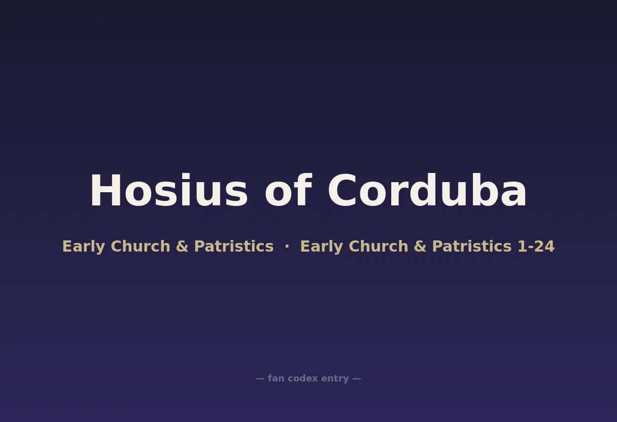 Hosius of Corduba