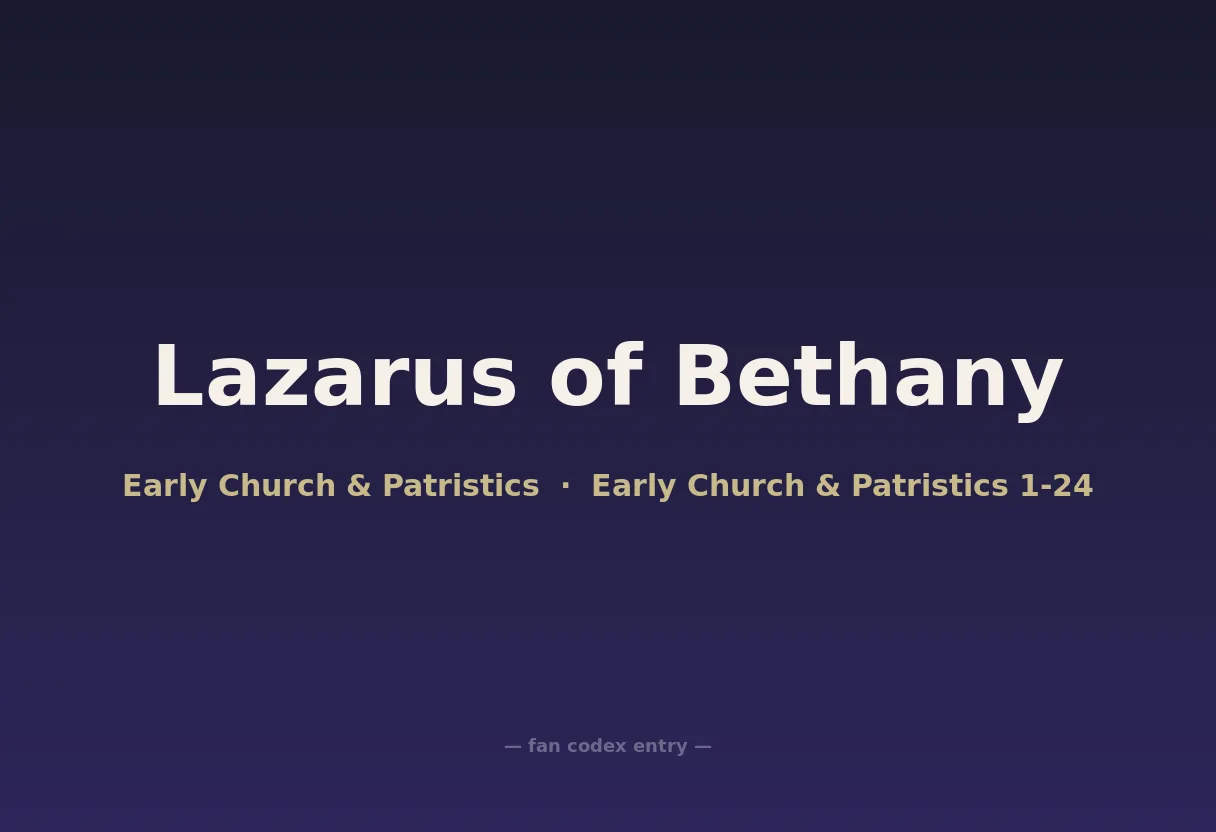 Lazarus of Bethany