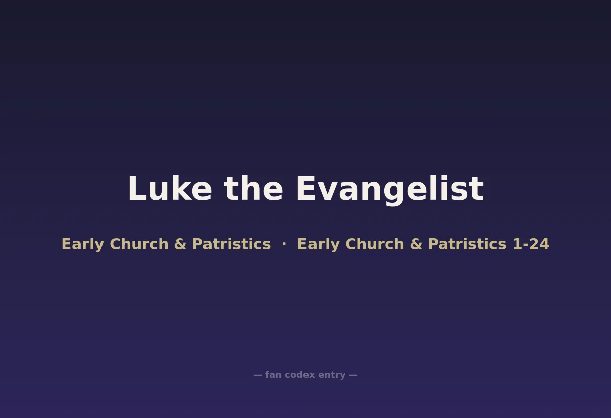 Luke the Evangelist