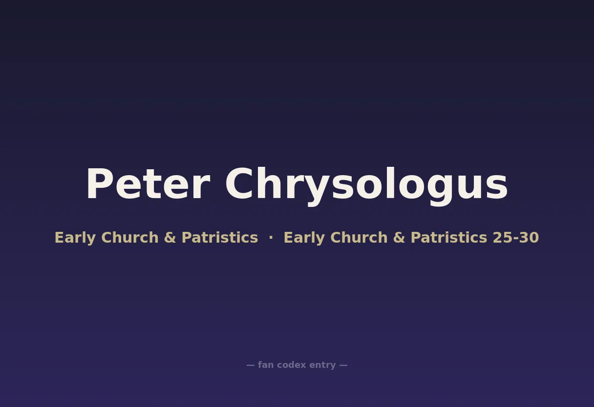 Peter Chrysologus